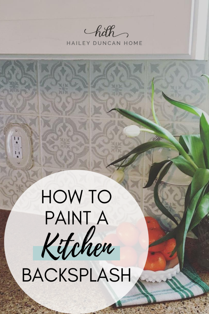 How to Paint a Kitchen Backsplash